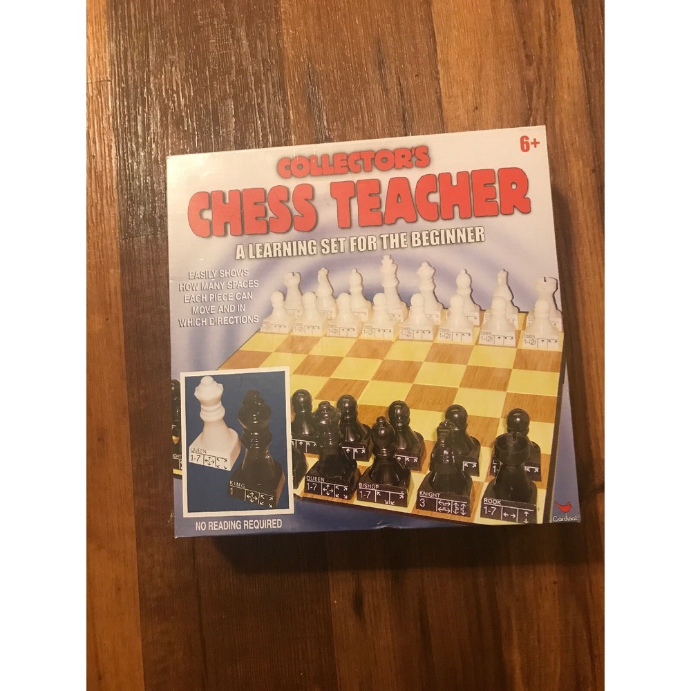 Cardinal Collector's Chess Teacher Learning Set for Beginners Kids Board Game - Picture 2 of 2